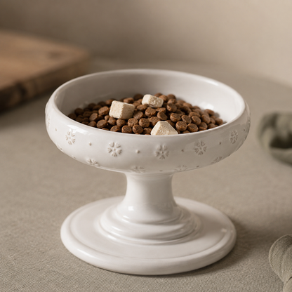 Maison Elevated Ceramic Cat Bowl