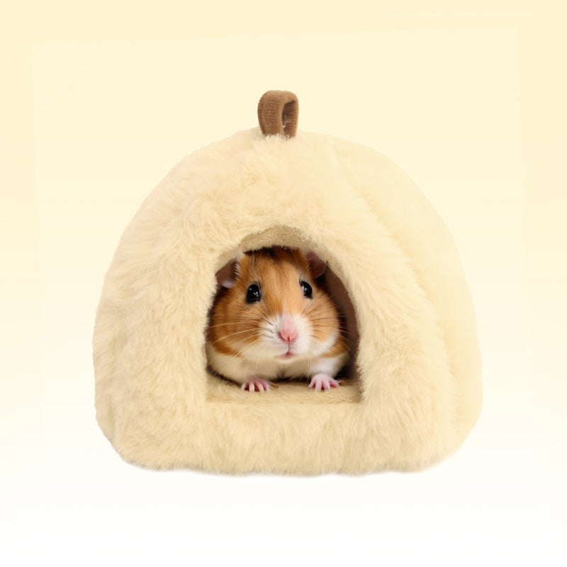 Small Pet Plush Igloo Bed