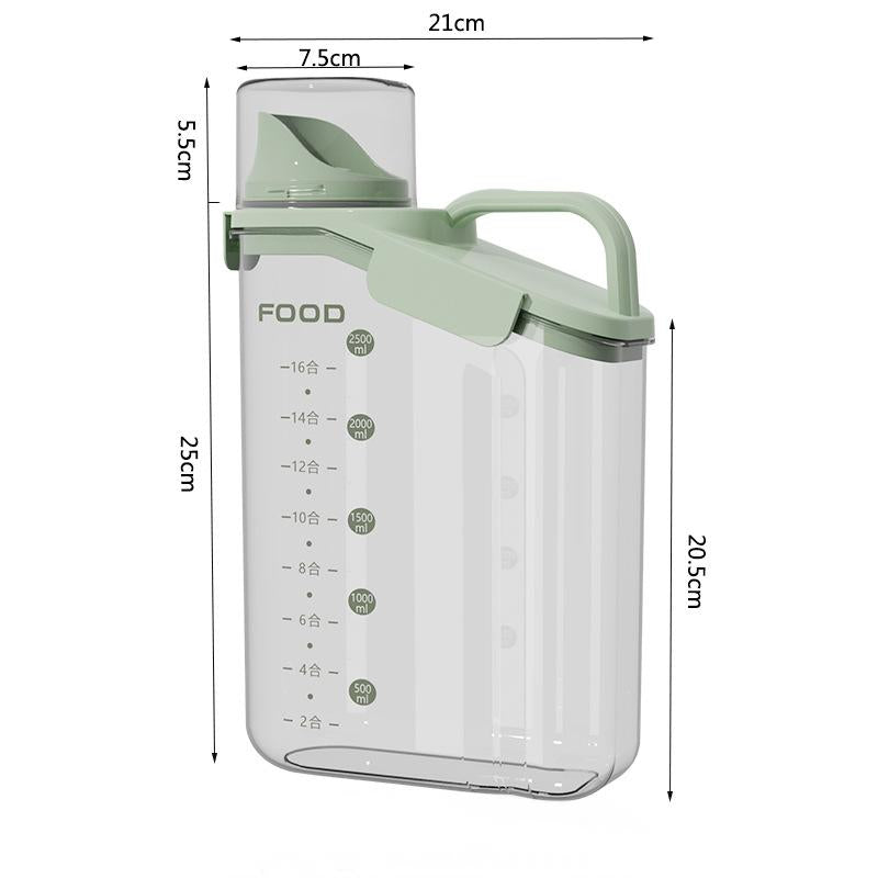 Airtight Pet Food Storage Container with Measuring Cup