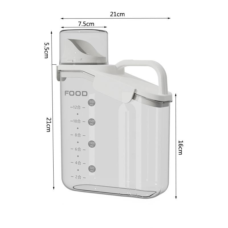 Airtight Pet Food Storage Container with Measuring Cup