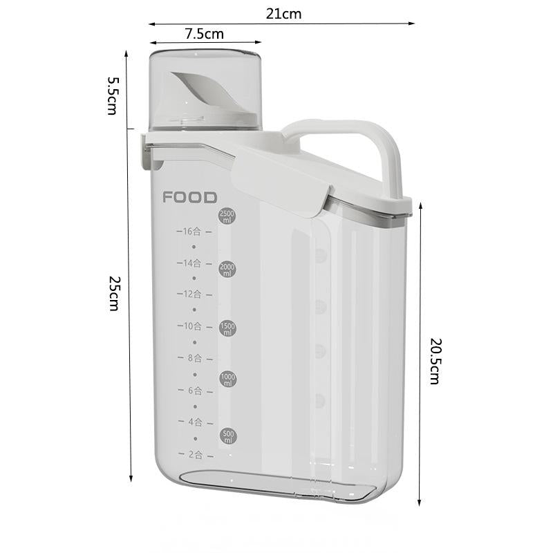 Airtight Pet Food Storage Container with Measuring Cup