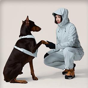 DAQQAB Hydrolite 1.0 Waterproof Dog Harness — Light Green