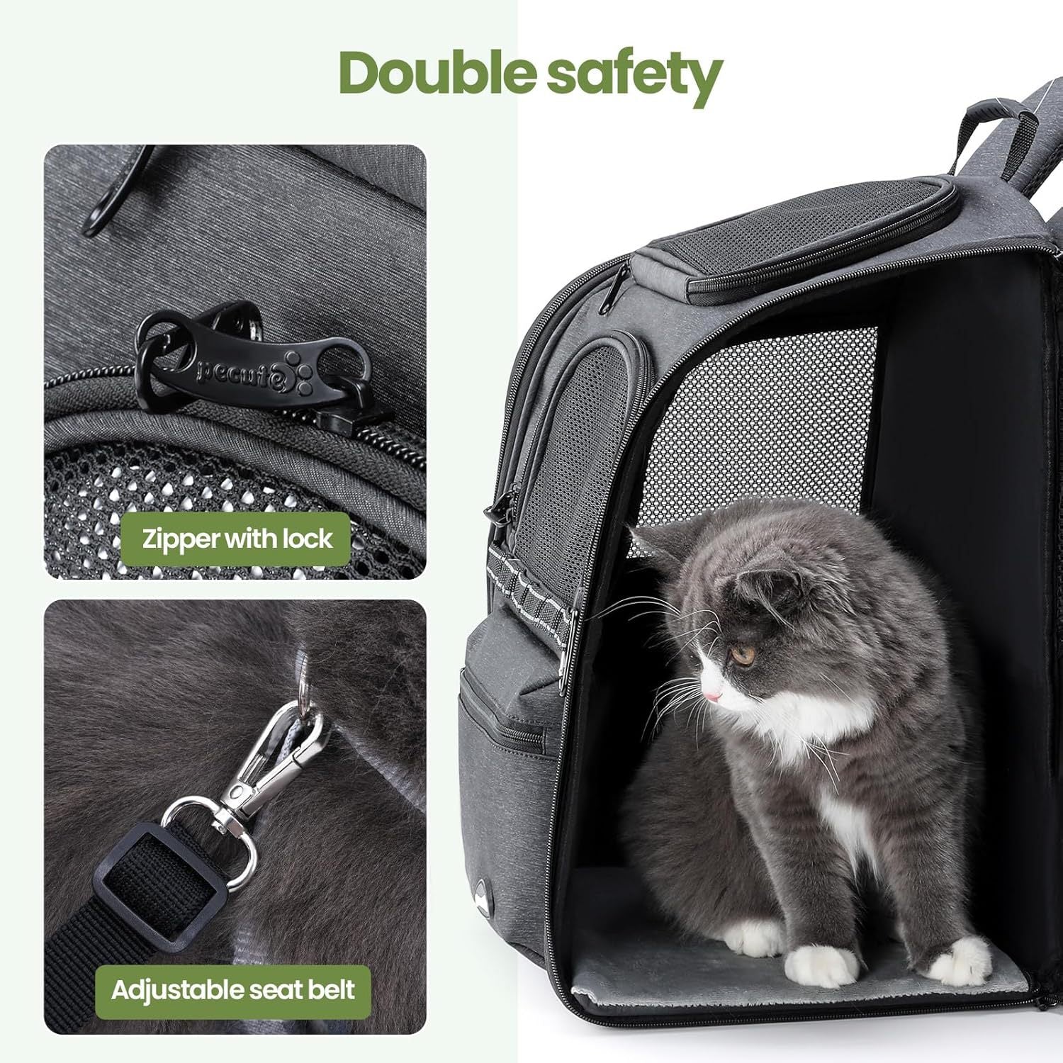 Expandable Pet Backpack Carrier