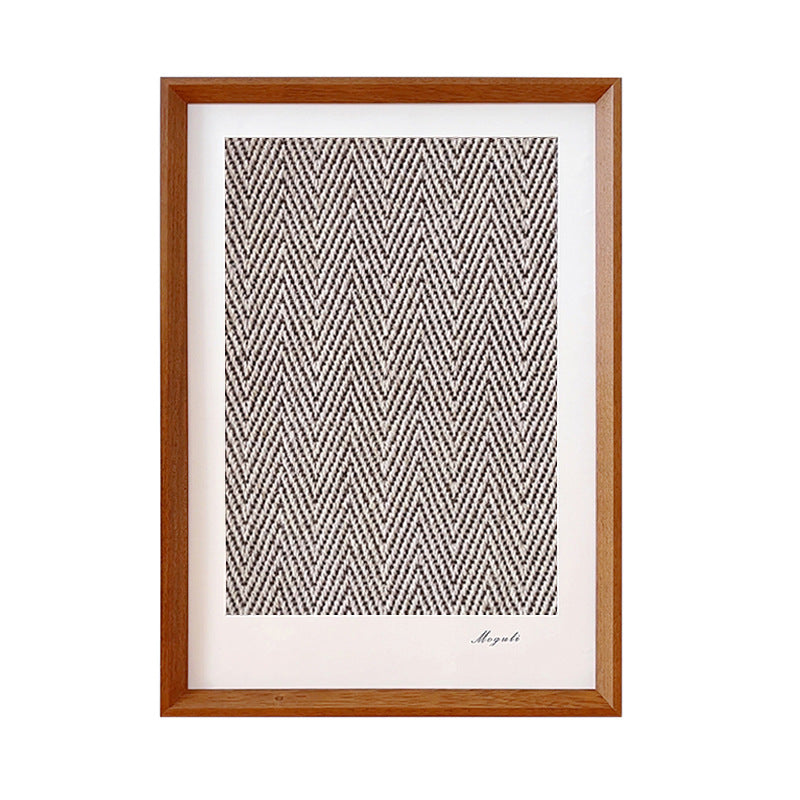 Vintage style framed sisal cat scratching board with solid wood frame