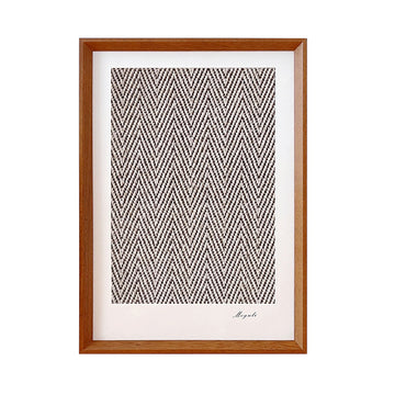 Vintage style framed sisal cat scratching board with solid wood frame