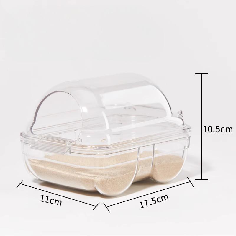 Car-Style Hamster Sand Bath & Toilet