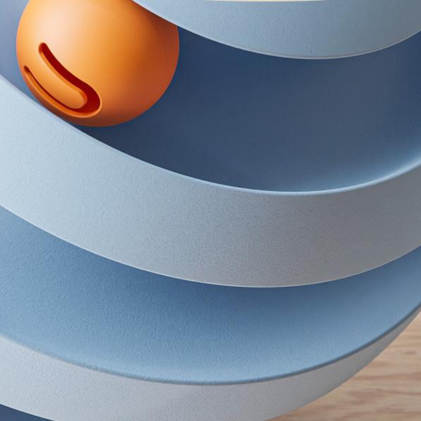 Interactive Cat Ball Track Toy