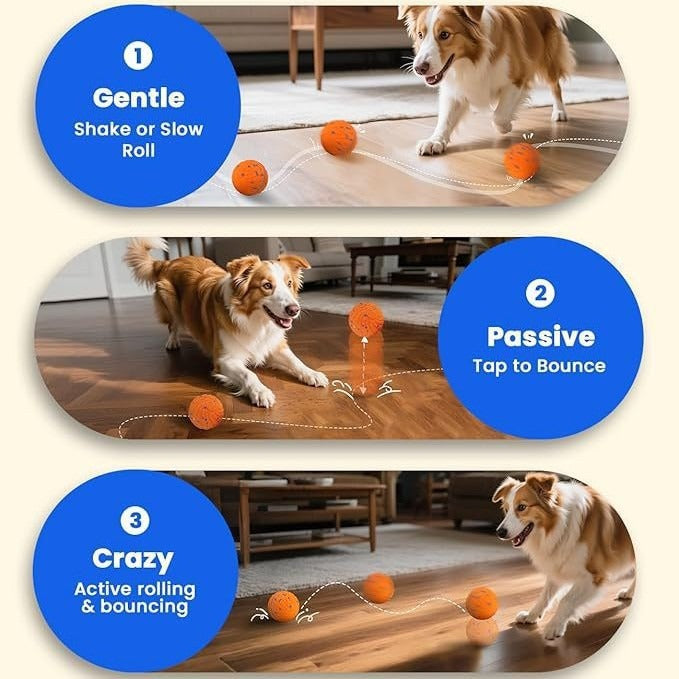 Interactive Dog Ball (LED, Type‑C, E‑TPU)