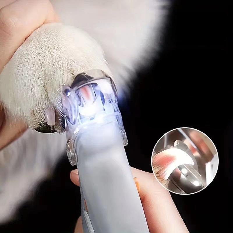 LED Pet Nail Clipper with Safety Guard