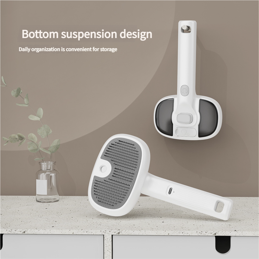 Pet Grooming Brush with Mist Sprayer