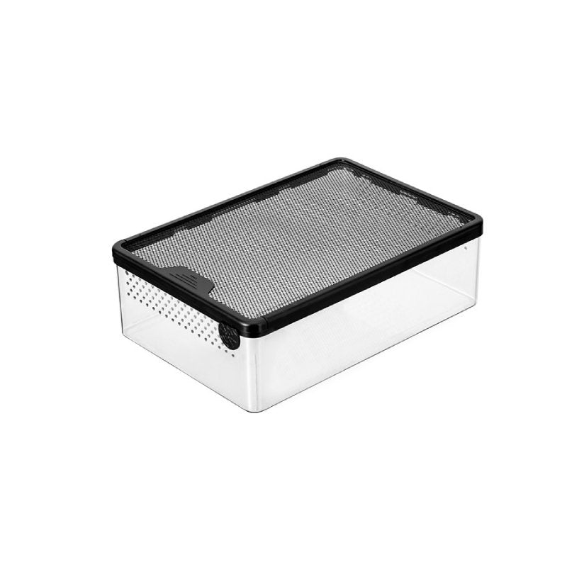 Transparent Reptile Enclosure – Small (Anti‑Escape Lid)