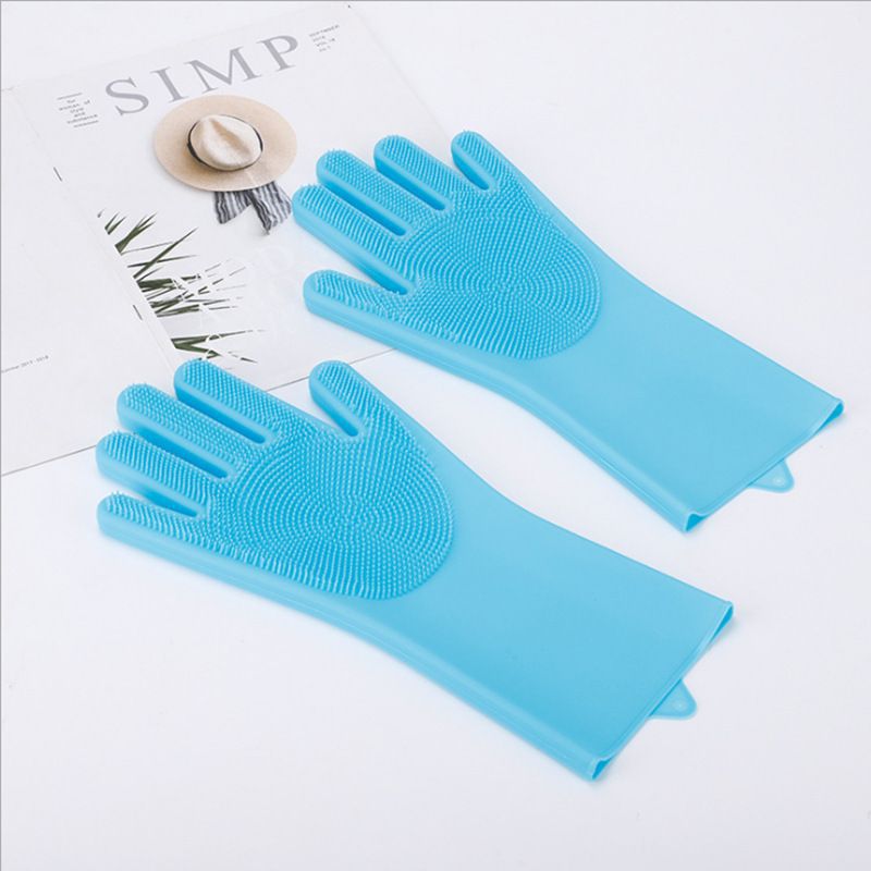 Silicone Pet Bath & Grooming Gloves