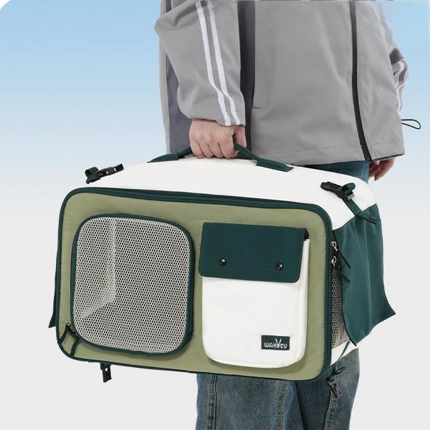 WAKYTU C216 3.0 Double-Deck Pet Trolley Carrier