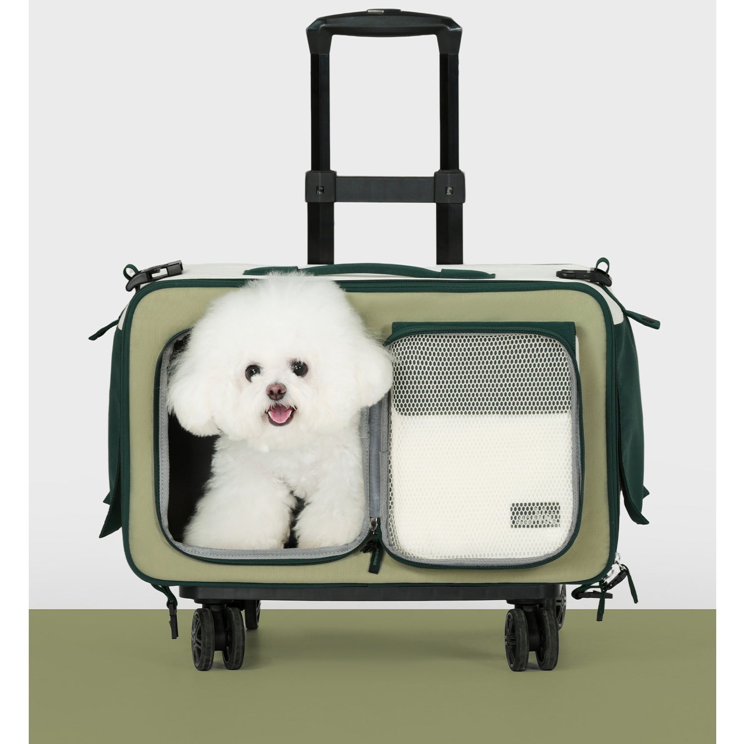 WAKYTU C216 3.0 Double-Deck Pet Trolley Carrier
