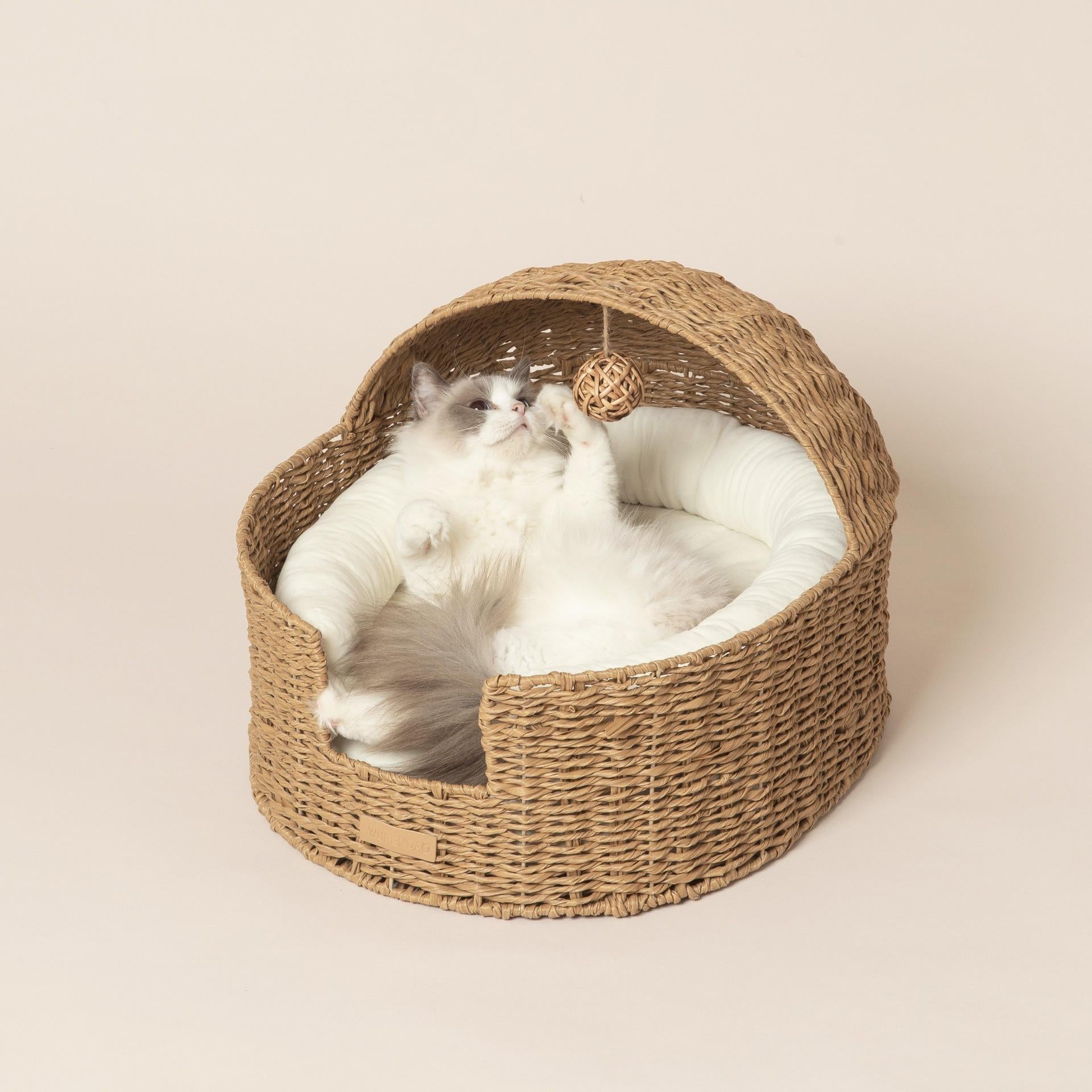 Woven Cradle Cat Bed